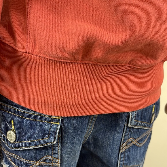 Champion Men’s Manorak Dusty Red Brick With Front Pouch Pocket Hoodie - Picture 12 of 16